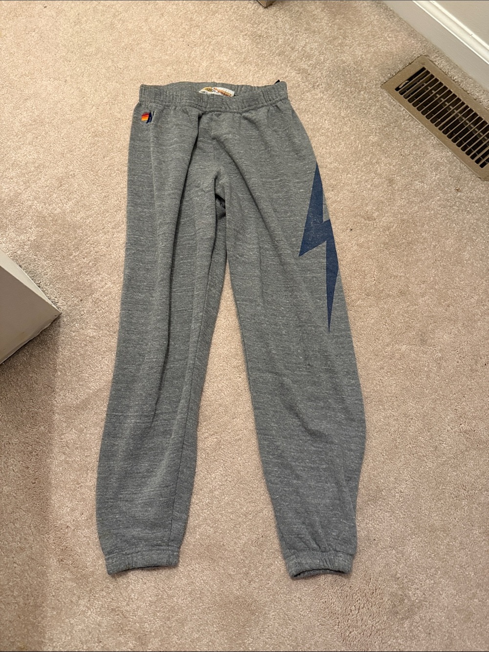 Aviator Nation Bolt Sweatpants Gray size Small